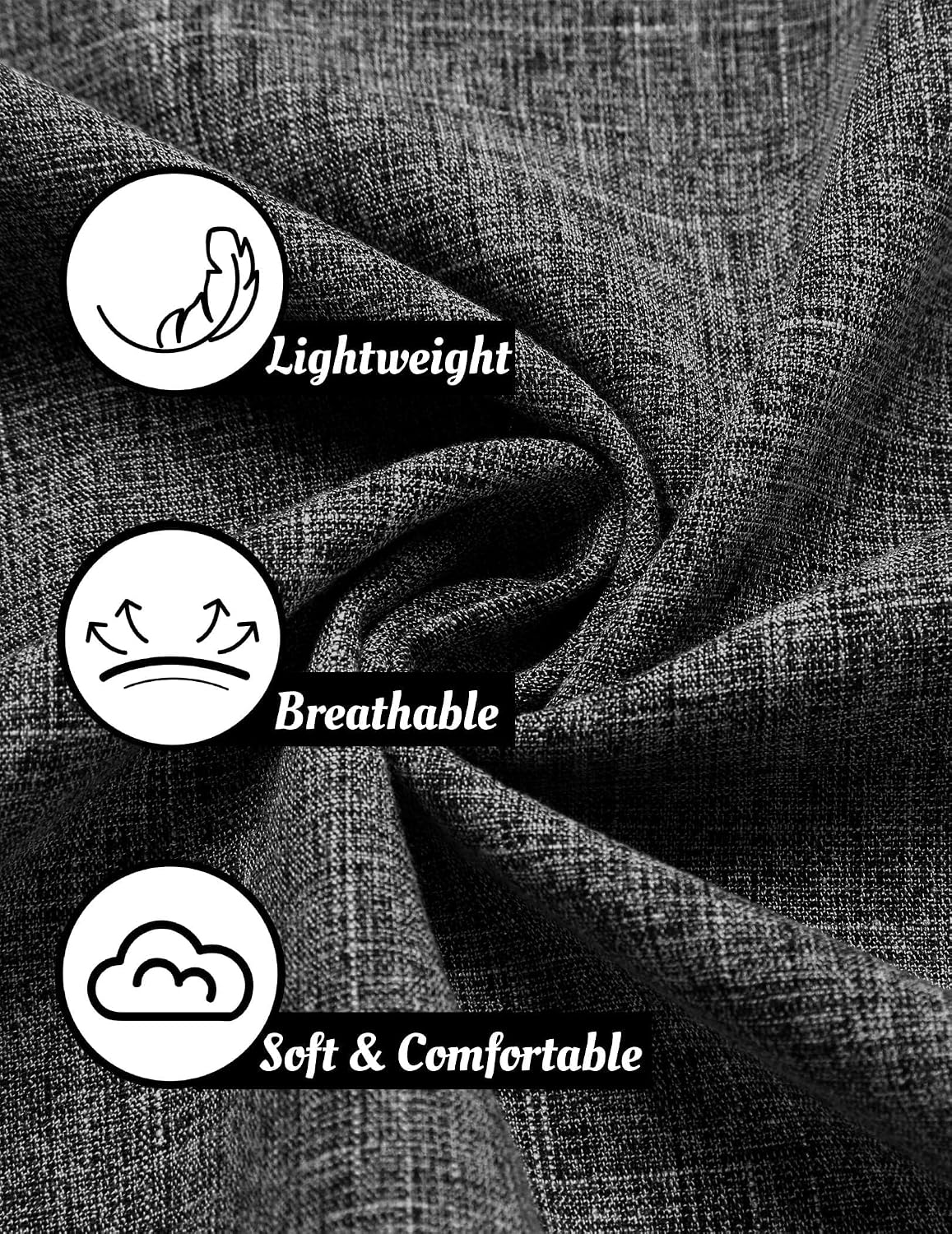 Men's Linen Wedding Shirt – Short-Sleeve, Button-Down, Casual Style, Loose Fit